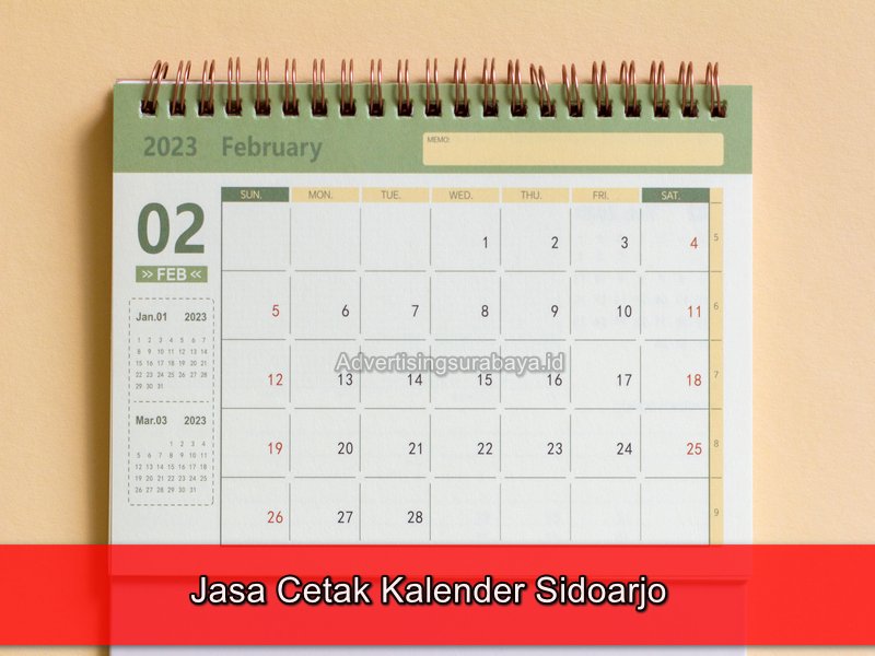 Jasa Cetak Kalender Sidoarjo