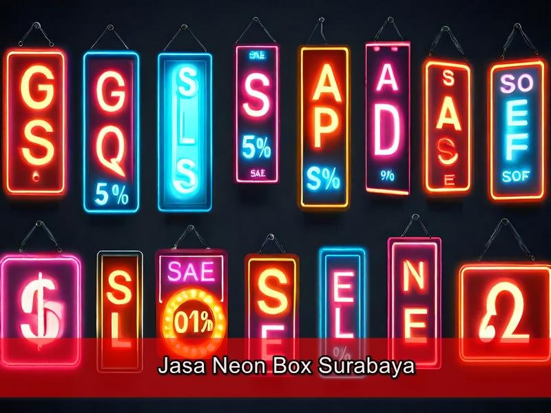 Jasa Neon Box Surabaya