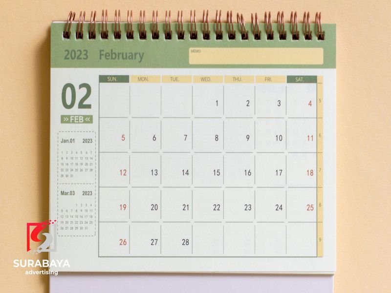 Harga Advertising Kalender Surabaya